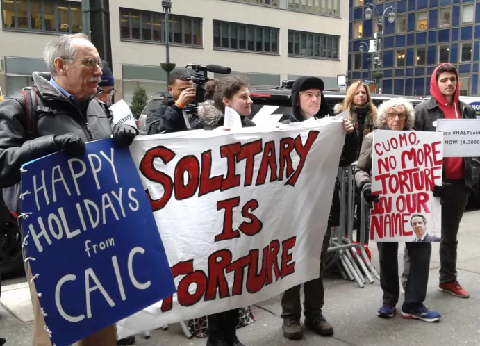 HALT Solitary Confinement Act, CAIC Protest at Governor Cuomo Office